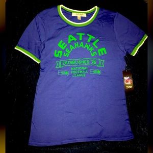 Junk Food of Los Angeles Seattle Seahawks National Football League Shirt XL